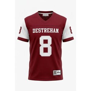 Headgear Classics Justin Jefferson Destrehan High School Jersey Large #8